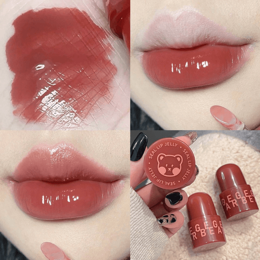 ليب جيلي للشفاه جيجي بير | Gege Bear Seal Lip Jelly Lipstick - Barbie.phar