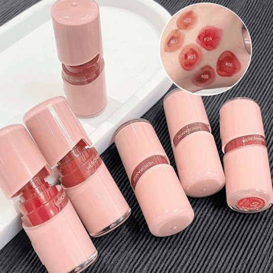 ليب كلوس كريستال هيرو راينج | HERORANGE Lip Glaze Mirror Crystal Dew - Barbie.phar