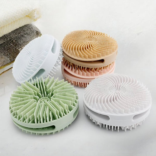 ليفة سيليكون مزدوجة | Double sided silicone shower brush - Barbie.phar
