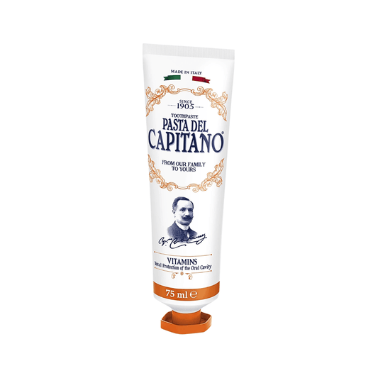 معجون اسنان بالفيتامينات ديل كابيتانو - 75مل | Pasta del capitano vitamins toothpaste - Barbie.phar