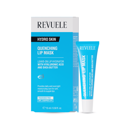 ماسك للشفاه هيالورونيك ريفولي - 15مل | Revuele Hydro Skin Quenching Lip Mask - Barbie.phar