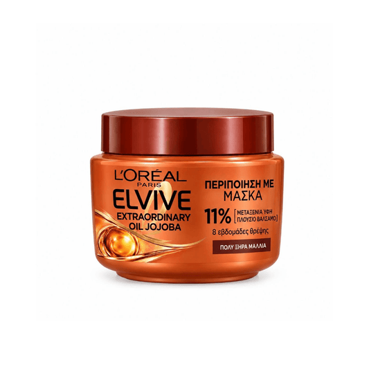 ماسك مغذي للشعر زيت الجوجوبا لوريال - 300مل | L'Oreal extraordinarily oil jojoba hair mask - Barbie.phar