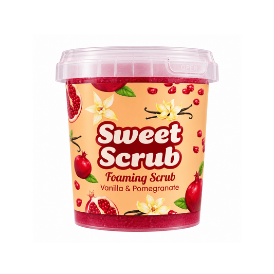 مقشر رغوي للجسم بالفانيلا و الرمان سويت سكراب | Sweet Scrub foaming scrub vanilla & pomegranate - Barbie.phar