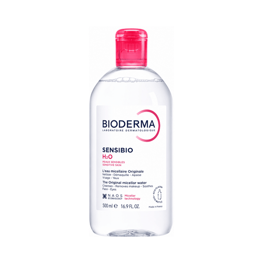 مسيلار بايوديرما سنسيبو -500 مل| Bioderma Sensibio H2O Micellar Water - Barbie.phar