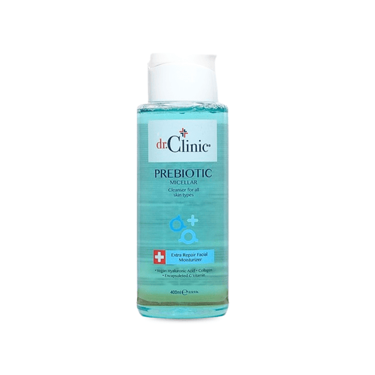 مسيلار لكل انواع البشرة دكتور كلينك - 400مل | Dr.clinic Prebiotic Micellar For All Skin Types - Barbie.phar