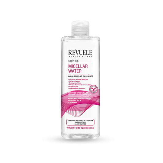 مسيلار للبشرة الجافة والحساسة ريفولي - 400مل | Revuele Soothing Micellar Water - Barbie.phar