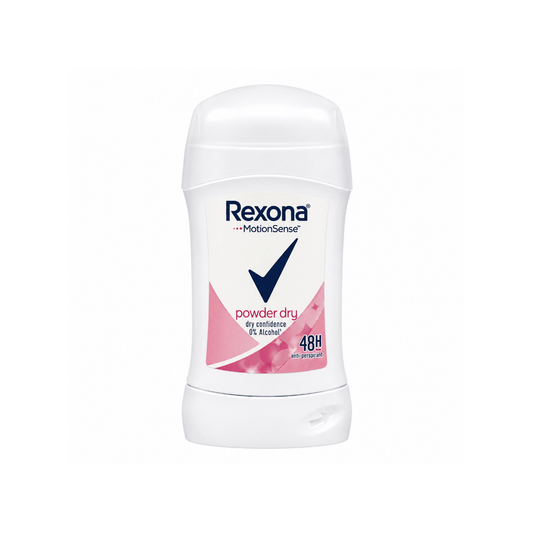 مزيل عرق برائحة الباودر ريكسونا - 40غرام | Rexona powder dry deodorant - Barbie.phar