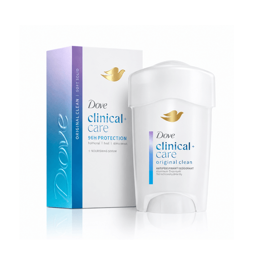 مزيل عرق طبي للتعرق المفرط دوف - 48غرام | Dove Clinical Care Antiperspirant Deodorant Original Clean - Barbie.phar