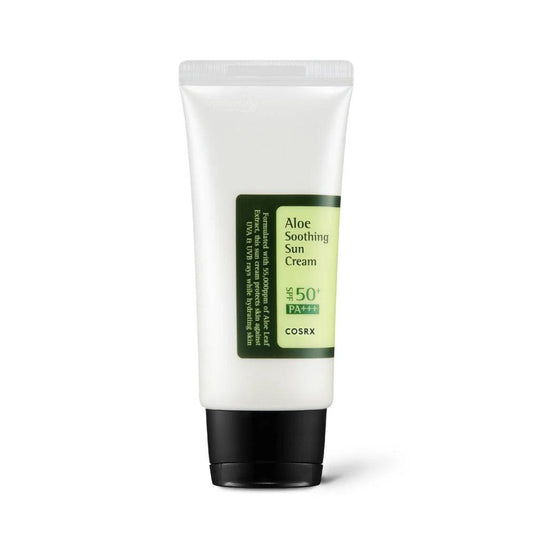واقي الشمس المهدئ بالصبار SPF50 PA+++ كوزركس - 50 مل | Cosrx Aloe Soothing Sun Cream SPF50 PA+++ - Barbie.phar