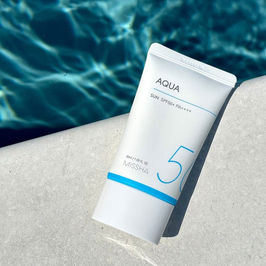 واقي شمس آكوا ميشا - 50مل | Missha Aqua Sunscreen Spf50+ Pa++++ - Barbie.phar
