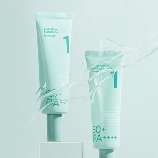 واقي شمس كلير نمبوزين - 50مل | Numbuzin Clear Filter Sun Essence Spf 50+ PA++++ - Barbie.phar