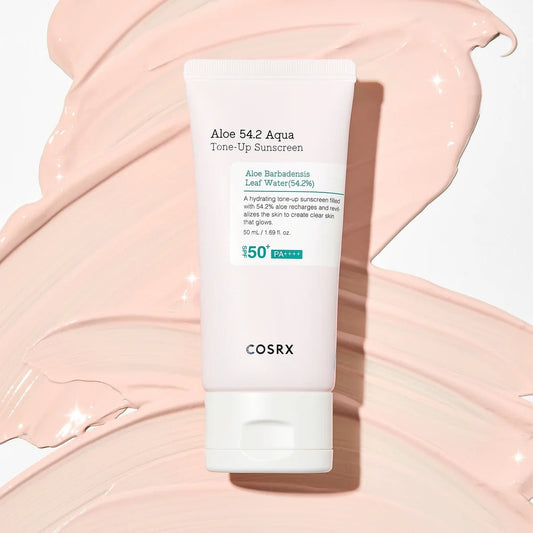واقي شمس مع لون كوزركس - 50مل | Cosrx aloe 54.2 aqua tone - up sunscreen - Barbie.phar