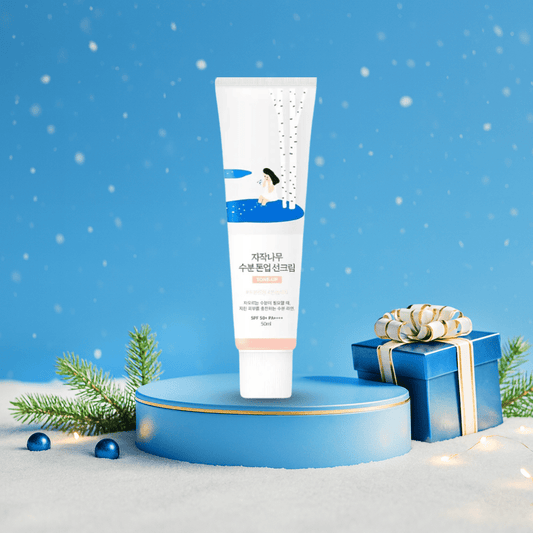 واقي شمس مع لون راوند لاب - 50مل | Round Lab birch juice moisturizing tone up sunscreen spf50+ PA++++ - Barbie.phar