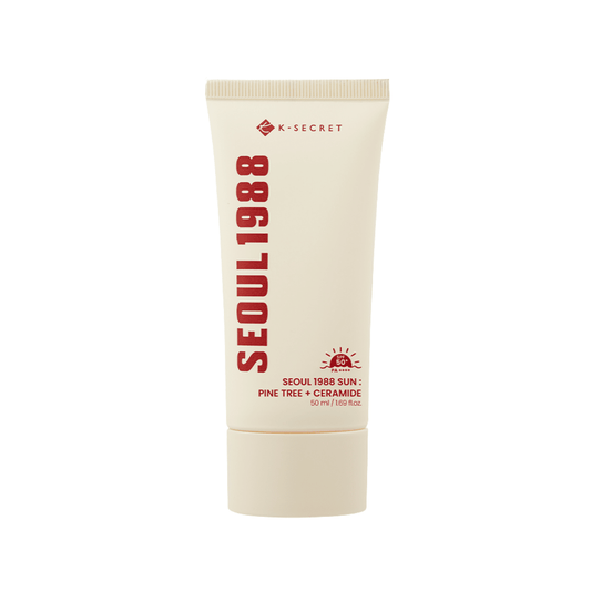 واقي شمس سيول - 50مل | K-secret Seoul 1988 sun pine tree + ceramide Spf50 - Barbie.phar