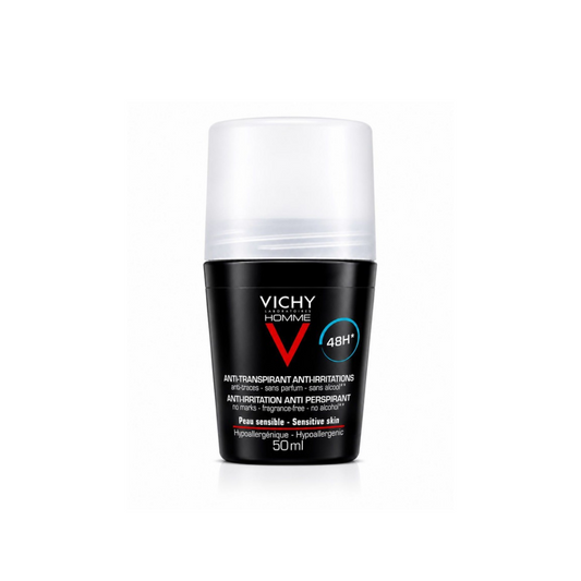 رول مزيل عرق مضاد للتهيج فيجي - 50مل | Vichy Anti-Transpirant 48H Roll-On Deodorant