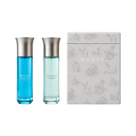 بكج عطر اروكيت كوميت + عطر اروكيت بلو دي عساف | Assaf arrogate comete and arrogate blue de perfume