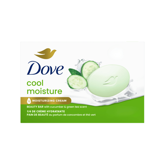 صابونة دوف بالخيار و الشاي الاخضر | Dove cool moisture beauty bar - Barbie.phar