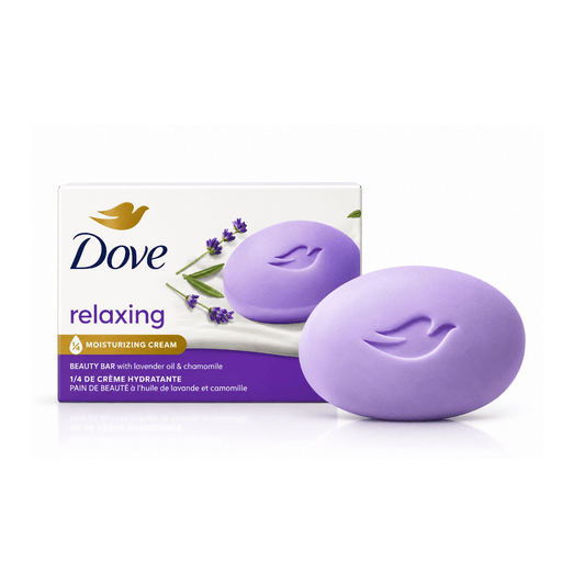 صابونة دوف لافندر | Dove relaxing beauty bar with lavender oil and chamomile - Barbie.phar