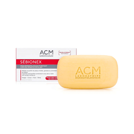 صابونة تنقية البشرة اي سي ام - 100غرام | ACM sebionex purifying dermatological bar - Barbie.phar