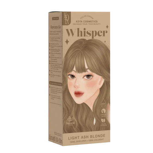صبغة شعر لون أشقر رمادي فاتح | Kota WHISPER – LIGHT ASH BLONDE - Barbie.phar
