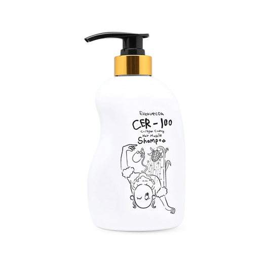 شامبو الكولاجين اليزافيكا - 500مل | Elizavecca Collagen Coating Hair A+ Muscle Shampoo - Barbie.phar