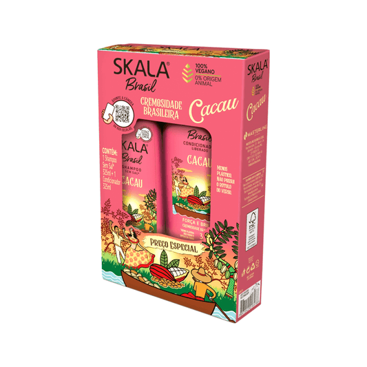شامبو + كوندشنر بالكاكاو سكالا - 325مل | Skala brasil cremosidade brasileira shampoo & Conditioner - Barbie.phar