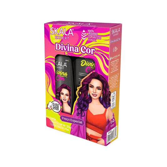 شامبو + كوندشنر للشعر المصبوغ سكالا - 325مل | Skala expert divina cor shampoo & Conditioner - Barbie.phar