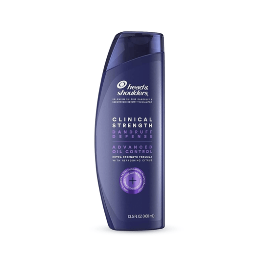 شامبو للفروة الدهنية هيد اند شولدرز - 400مل | Head & Shoulders Clinical Dandruff Defense Advanced Oil Control Shampoo - Barbie.phar