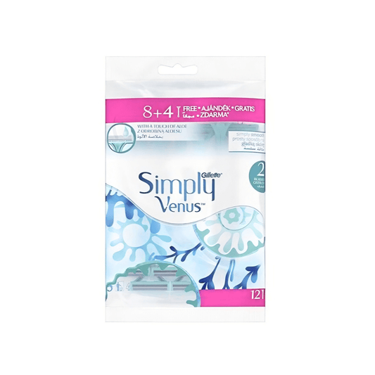 شفرات حلاقة 12 قطعة فينوس | Simply venus 12 razors - Barbie.phar