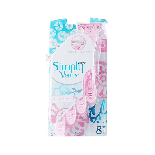 شفرات حلاقة سمبلي سموذ فينوس | Simply venus simply smooth razors - Barbie.phar