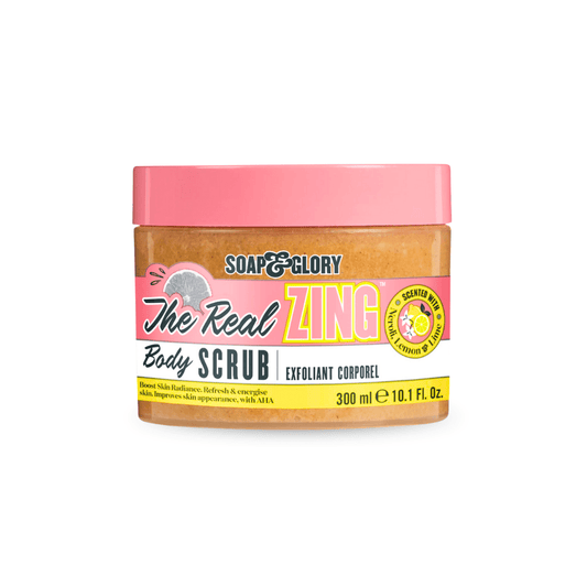 سكراب جسم بأحماض AHA سوب اند كلوري - 300مل | Soap & Glory the real zing body scrub - Barbie.phar
