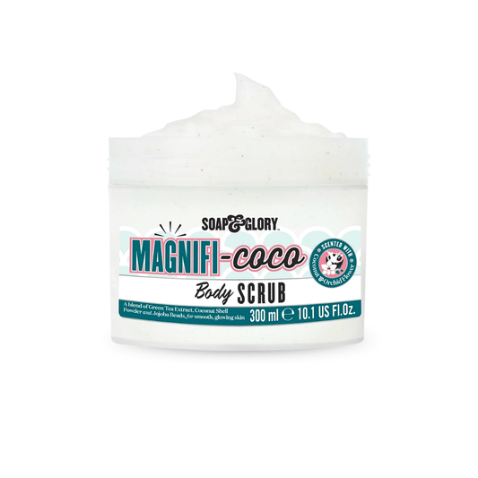 سكراب جسم بجوز الهند سوب اند كلوري - 300مل | Soap & Glory magnifi coco body scrub - Barbie.phar