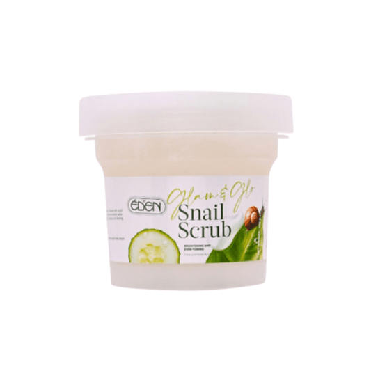 سكراب للجسم بالحلزون ايدن - 200غرام | Eden glam & glow snail body scrub - Barbie.phar