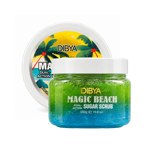 سكراب مقشر للجسم ماجيك بيتش ديبيا - 560غرام | DIBYA magic beach dual action sugar scrub - Barbie.phar