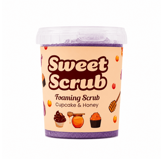 سويت سكراب كب كيك مقشر رغوي للجسم | Sweet Scrub foaming scrub cupcake & honey - Barbie.phar