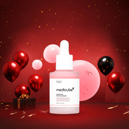 سيروم البيبتايد الوردي ميدكيوب - 30مل | Medicube Pdrn Pink Peptide Serum - Barbie.phar