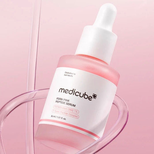 سيروم البيبتايد الوردي ميدكيوب - 30مل | Medicube Pdrn Pink Peptide Serum - Barbie.phar