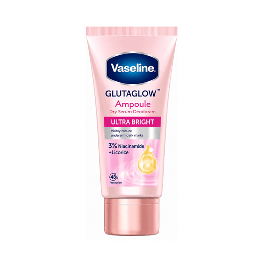 سيروم جاف مزيل للعرق و مفتح فازلين - 45مل | Vaseline glutaglow ampoule dry serum deodorant ultra bright - Barbie.phar