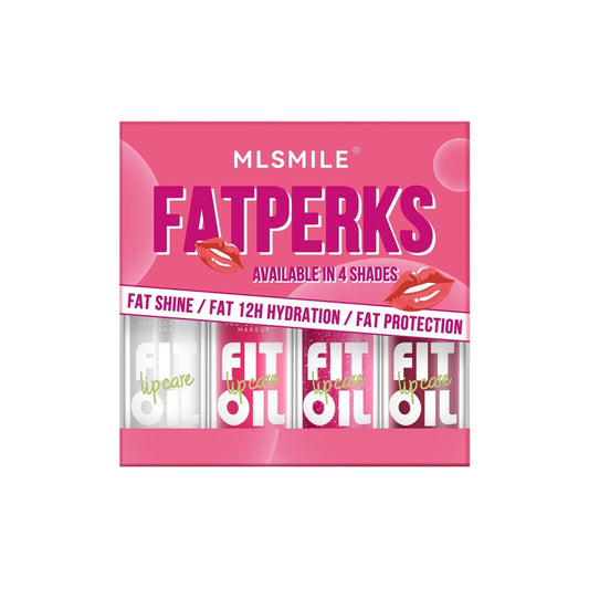 سيت ليب كلوس سمايل | Mlsmile Fatperks 4 Color Lipgloss - Barbie.phar
