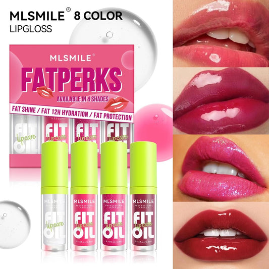 سيت ليب كلوس سمايل | Mlsmile Fatperks 4 Color Lipgloss - Barbie.phar