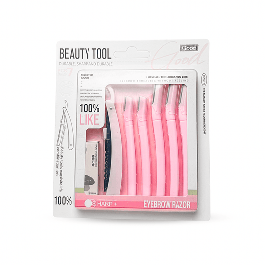 سيت شفرات حلاقة بيوتي تول | Beauty Tool Eyebrow Razors Set - Barbie.phar