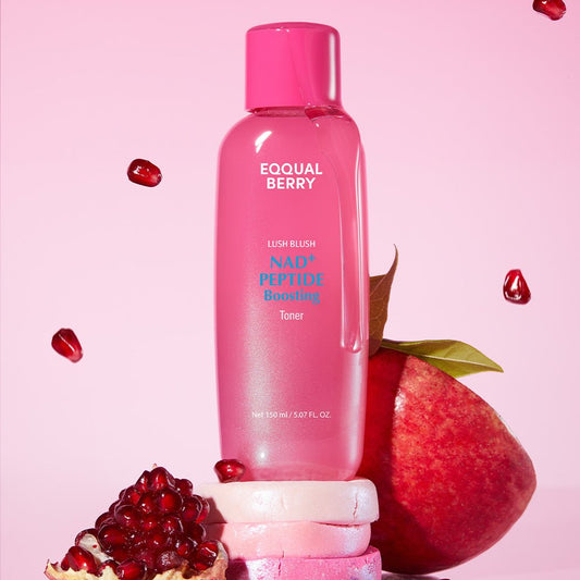 تونر بيبتايد ايكول بيري - 150مل | EqqualBerry lush blush nad+ peptide boosting toner - Barbie.phar