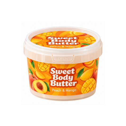 زبدة ترطيب الجسم بالخوخ و المانجا سويت سكراب - 250مل | Sweet Scrub sweet body butter peach & mango - Barbie.phar