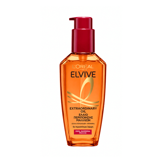 زيت للعناية بالشعر المصبوغ لوريال - 100مل | L'Oreal Paris Elvive Extraordinary Oil Hair Care For Colored Hair - Barbie.phar
