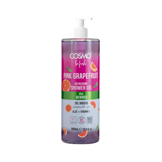 غسول جسم جريب فروت كوزمو - 1000مل | Cosmo be fresh pink grapefruit shower gel