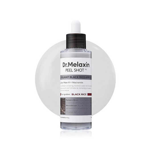 سيروم مقشر الارز الاسود دكتور ميلاكسين - 80مل | Dr.melaxin peel shot exfoliant black rice ampoule