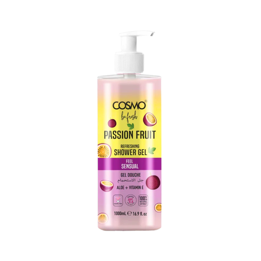 غسول جسم باشن فروت كوزمو - 1000مل | Cosmo be fresh passion fruit shower gel