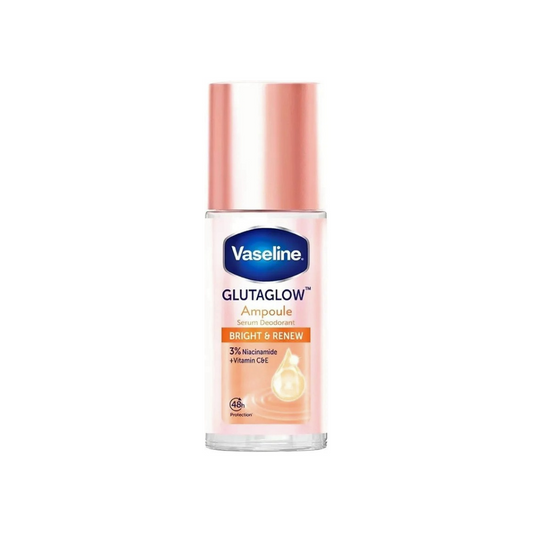 رول مزيل عرق تفتيح و تجديد فازلين - 45مل | Vaseline glutaglow ampoule serum deodorant bright & renew