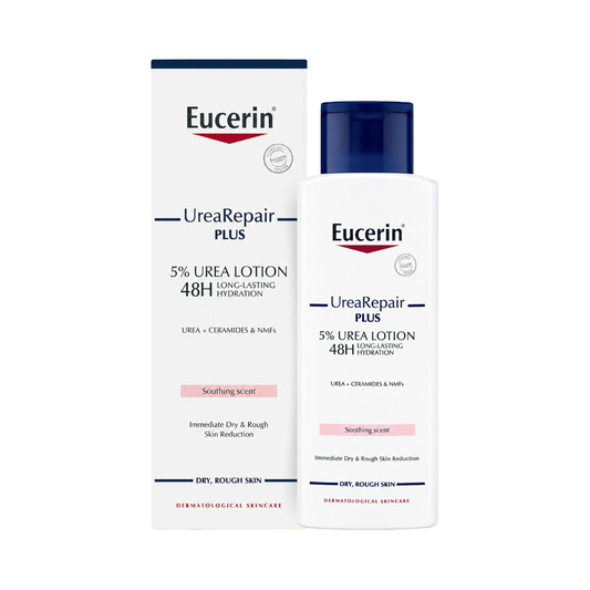 لوشن مرطب يوريا 5% للجسم يوسيرين - 250مل | Eucerin urea repair plus 5% Urea Lotion
