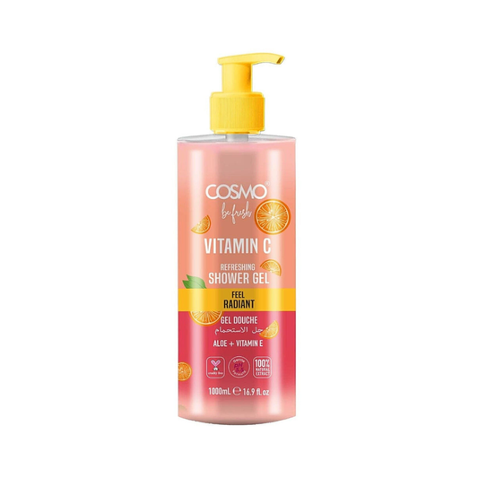 غسول جسم فيتامين سي كوزمو - 1000مل | Cosmo be fresh vitamin c shower gel